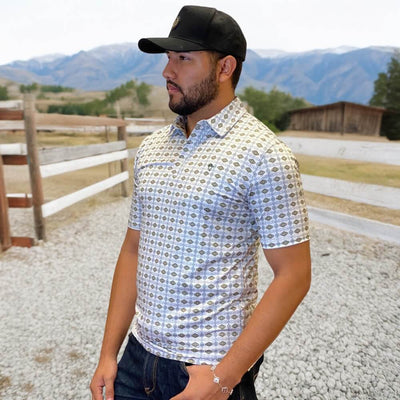 Starr Western Wear Mens Short Sleeve Polo Shirt
