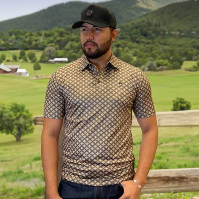 Starr Western Wear Mens Short Sleeve Polo Shirt