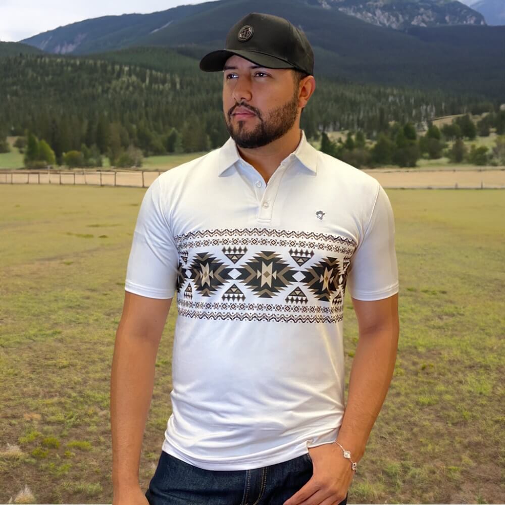 Starr Western Wear Mens Short Sleeve Polo Shirt - SWPRTPSS1318