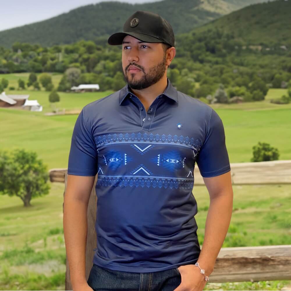 Starr Western Wear Mens Short Sleeve Polo Shirt - SWPRTPSS1591