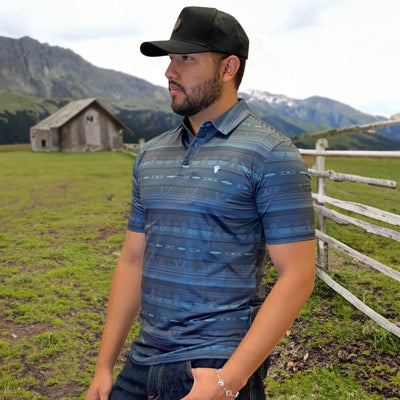 Starr Western Wear Mens Short Sleeve Polo Shirt - SWPRTPSS883