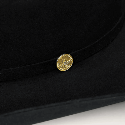 Stetson Mens 100X Golden Eagle 160th Edition Felt Hat Black