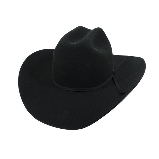 Stetson Wide Brim Hat Size 6 3/4 Black Felt Cowboy Hat Western #J4281 Stetson Hats 6X Skyline 4in Brim Felt Cowboy Hat main image 3