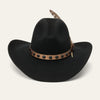Stetson Mens 4X Broken Bow Felt Hat Black - SBBBOW69-07