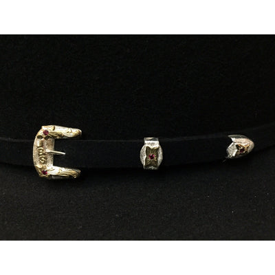 Stetson Mens 30X El Patron Tall Crown Felt Hat - Black - SFSRPT01-07