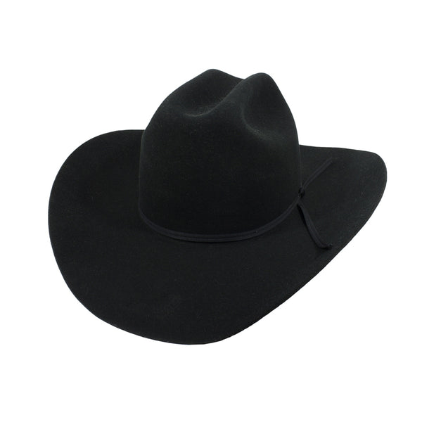 Black felt cowboy hat online