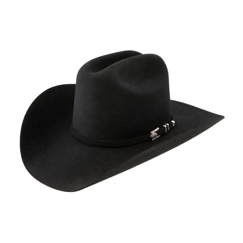 Stetson Mens 4X Apache Buffalo Black Felt Hat - SBAPCH75-07