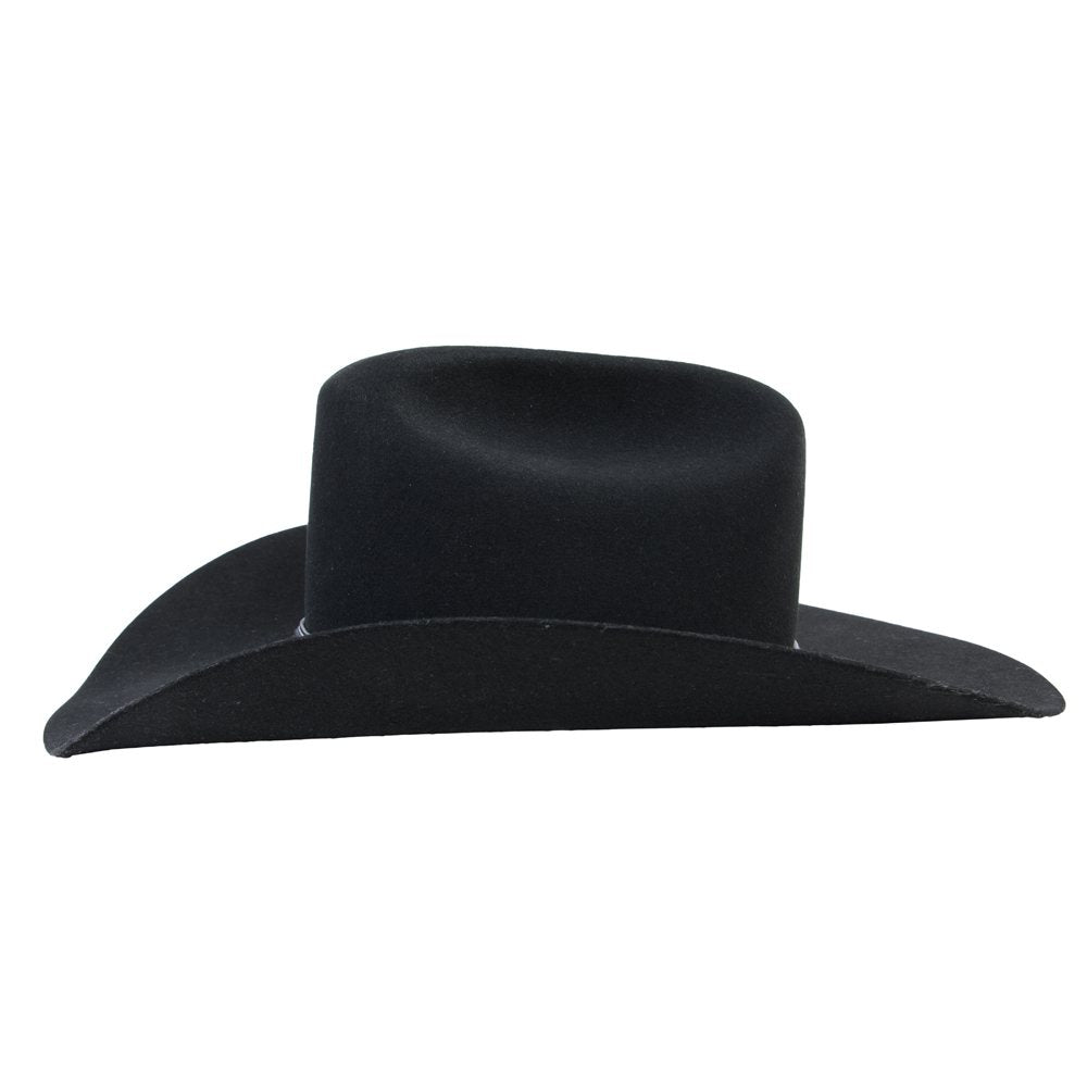 Stetson Mens 4X Powder River Felt Hat - Black - SBSRPR75-07