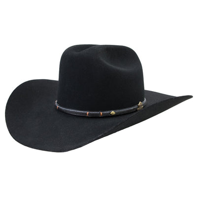 Stetson Mens 4X Powder River Felt Hat - Black