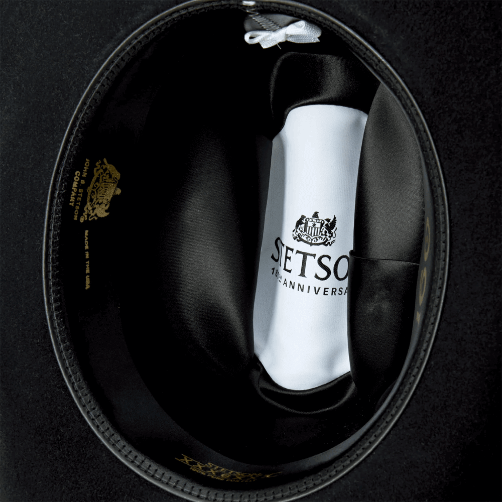 Stetson Mens 6X Rancher 160th Edition Felt Hat Black