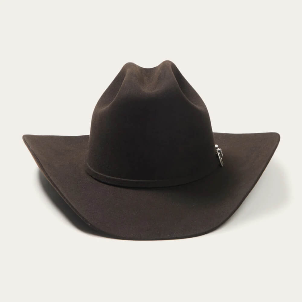 Stetson Mens 6X Skyline Cowboy Felt Hat Chocolate - SFSKYL75-22