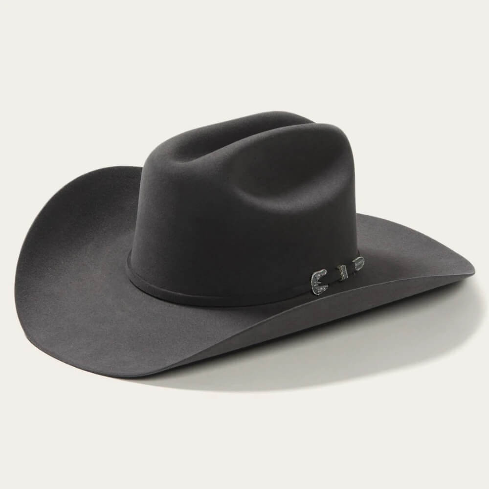 Stetson Mens 6X Skyline Cowboy Felt Hat Granite - SFSKYL75-49