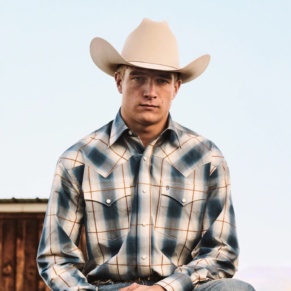 Stetson Mens 6X Skyline Cowboy Felt Hat Silverbelly - SFSKYL75-61