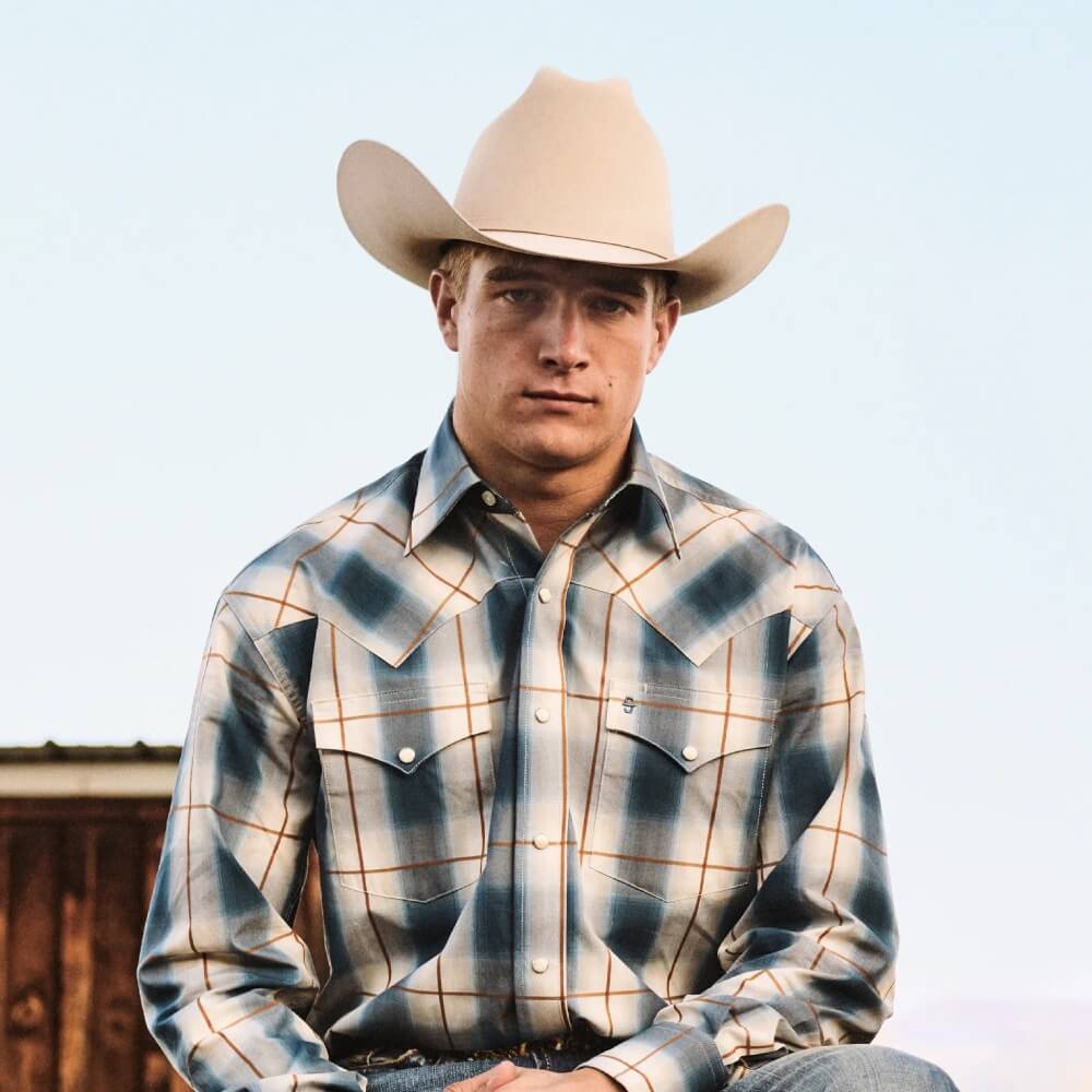 Stetson Mens 6X Skyline Cowboy Felt Hat Silverbelly - SFSKYL75-61