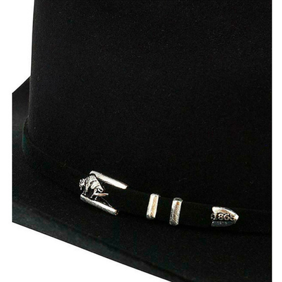 Stetson Mens Apache 4X Buffalo Black Felt Hat - SBAPCH75-07