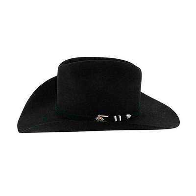 Stetson Mens Apache 4X Buffalo Black Felt Hat - SBAPCH75-07