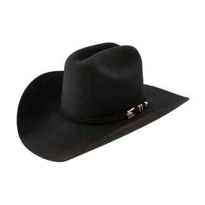 Stetson Mens Apache 4X Buffalo Black Felt Hat