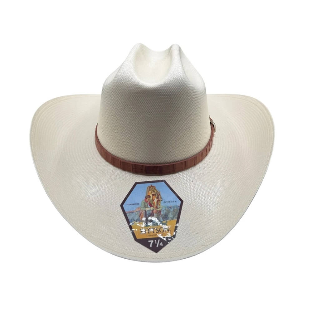 Stetson Mens El Jefe 5000X Straw Hat Cognac - SSJEFEM48-COG