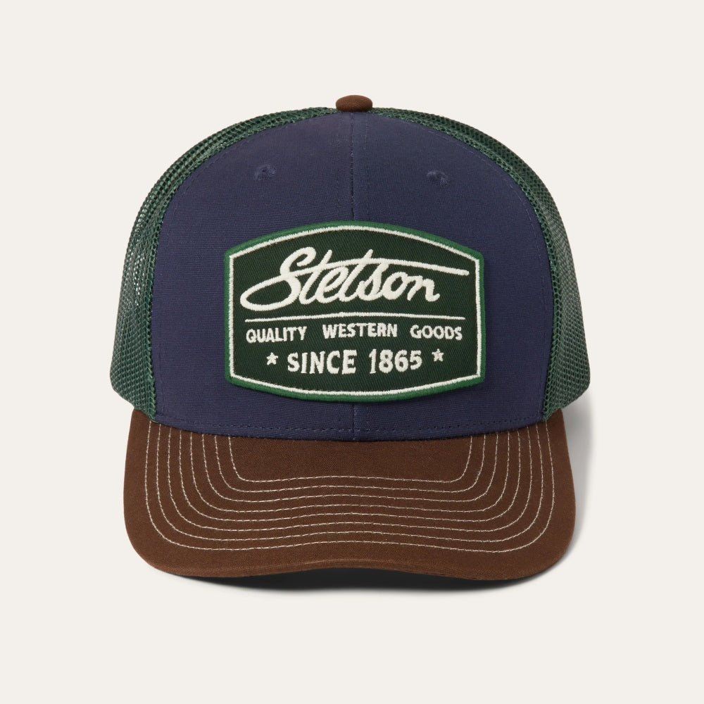 Stetson Mens Heritage Script Trucker Cap