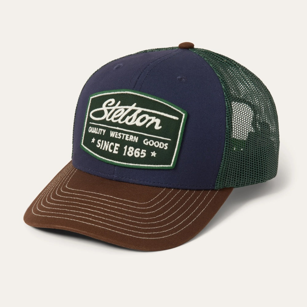 Stetson Mens Heritage Script Trucker Cap