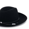 Stetson Military Branch Acorn Black & Silver Hatband - 1150174
