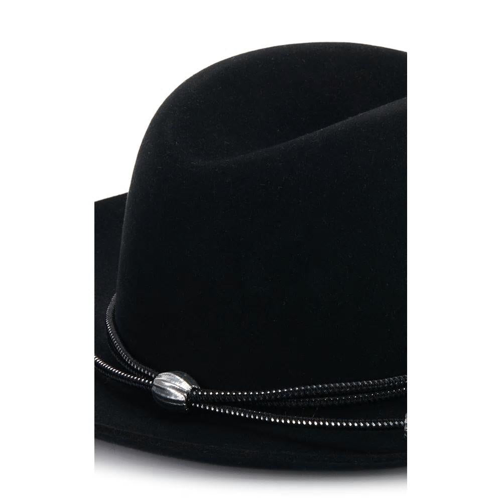 Stetson Military Branch Acorn Black & Silver Hatband - 1150174