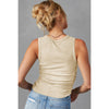 Sugar & Lace Womens Apricot Ruched Blouse