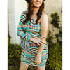 Sugar & Lace Womens Aztec One Sleeve Dress