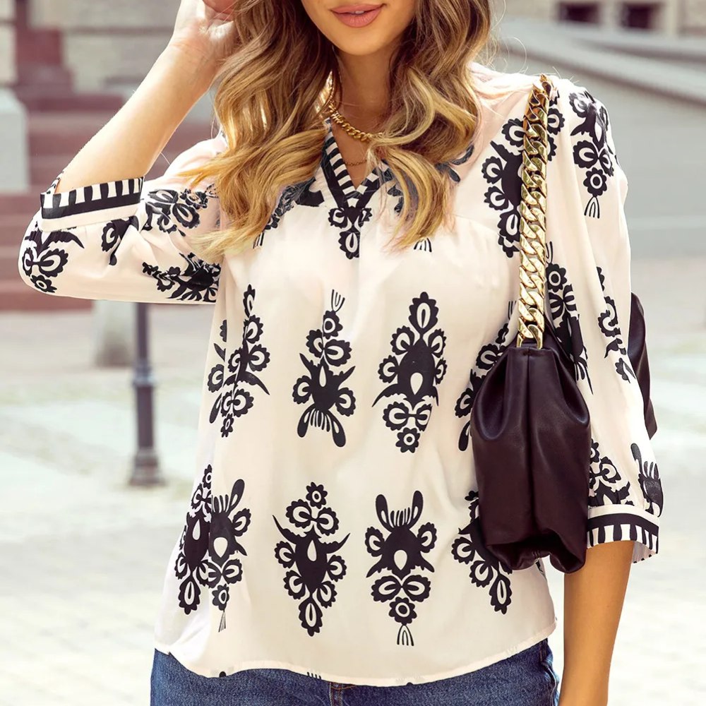 Sugar & Lace Womens Beige Vintage Blouse