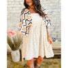 Sugar & Lace Womens Beige Western Dress