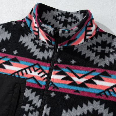 Sugar & Lace Womens Black Aztec Jacket