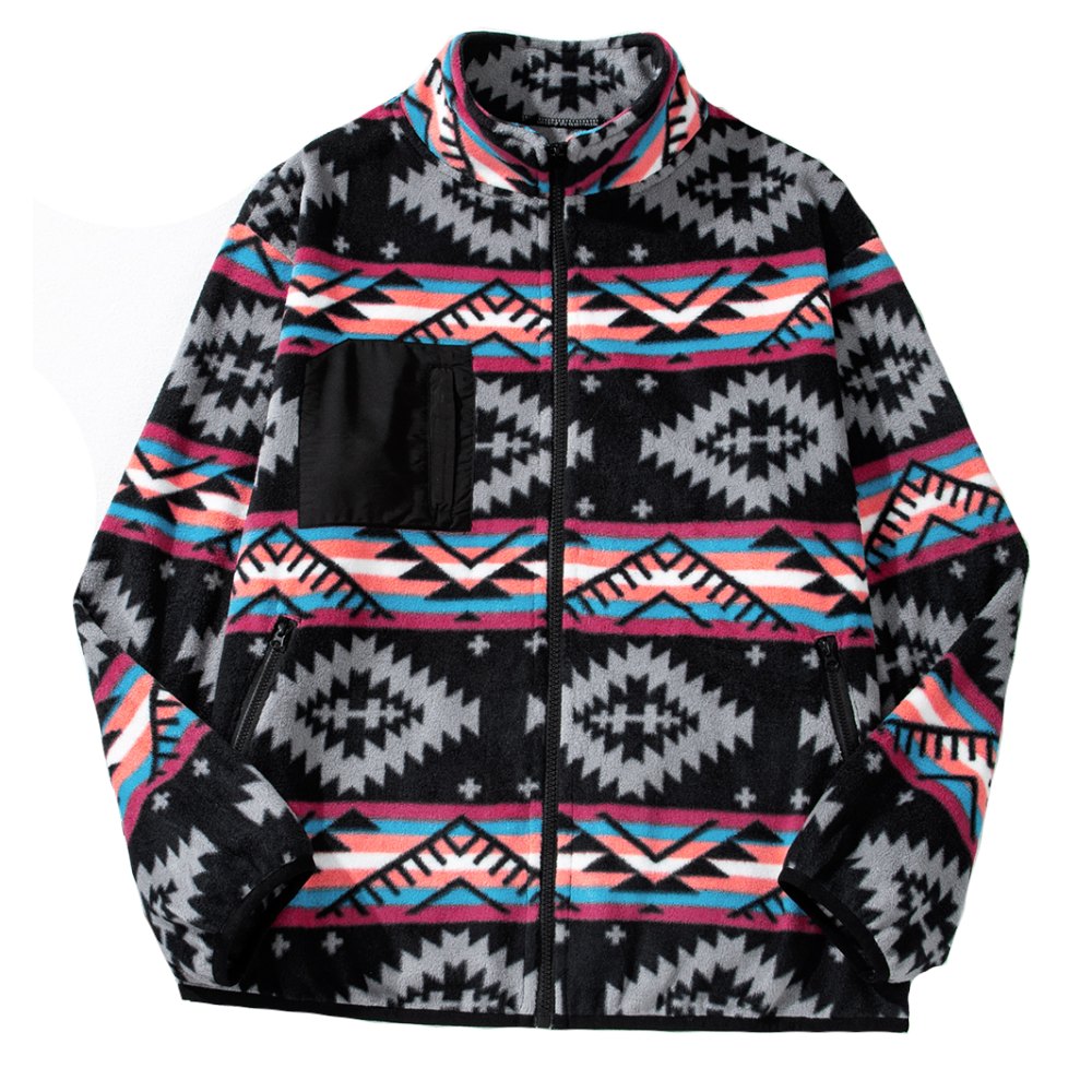 Sugar & Lace Womens Black Aztec Jacket