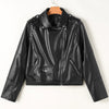 Sugar & Lace Womens Black Leather Jacket