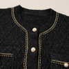 Sugar & Lace Womens Black Shimmer Cardigan