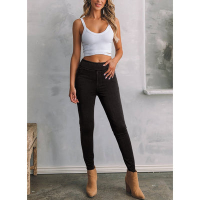 Sugar & Lace Womens Black Slim Fit Jeggings