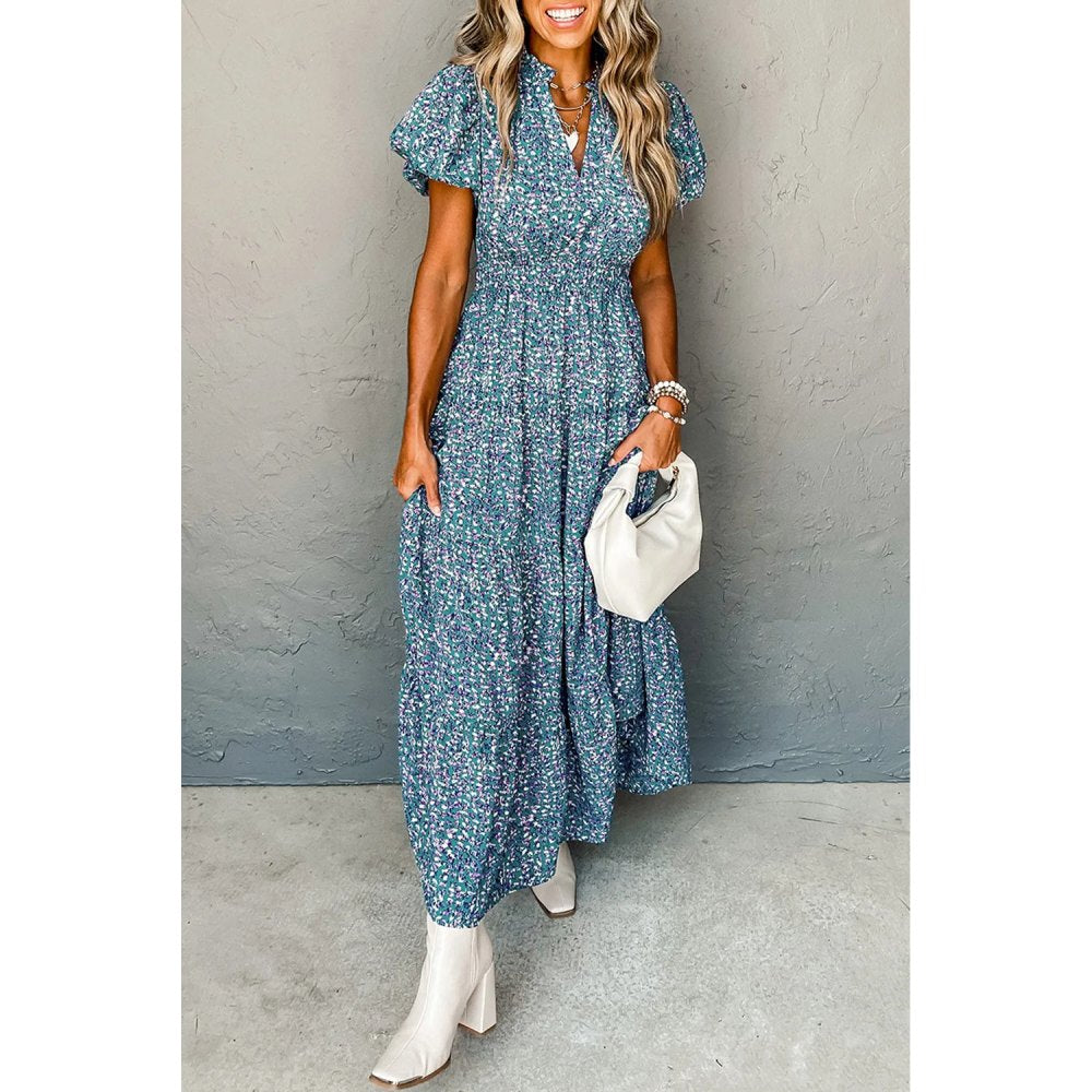 Sugar & Lace Womens Blue Maxi Dress