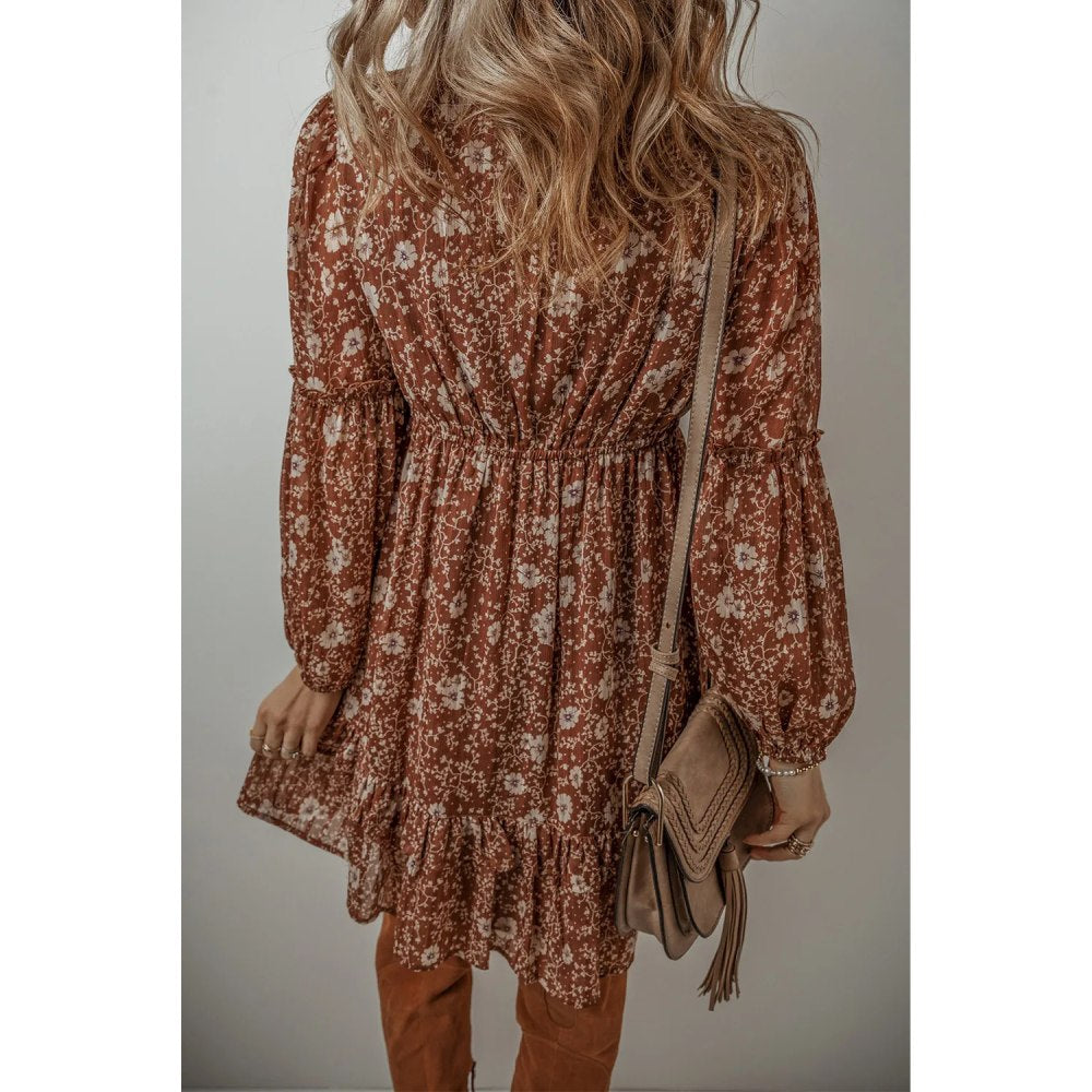 Sugar & Lace Womens Boho Floral Dress