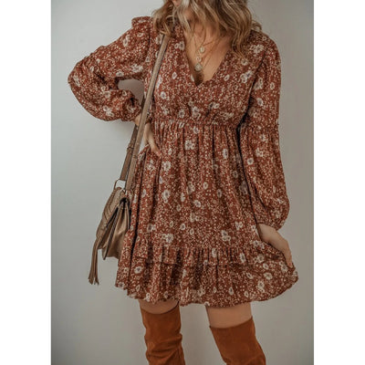 Sugar & Lace Womens Boho Floral Dress