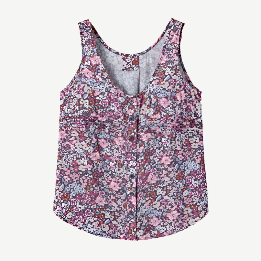 Sugar & Lace Womens Boho Floral Tank Top