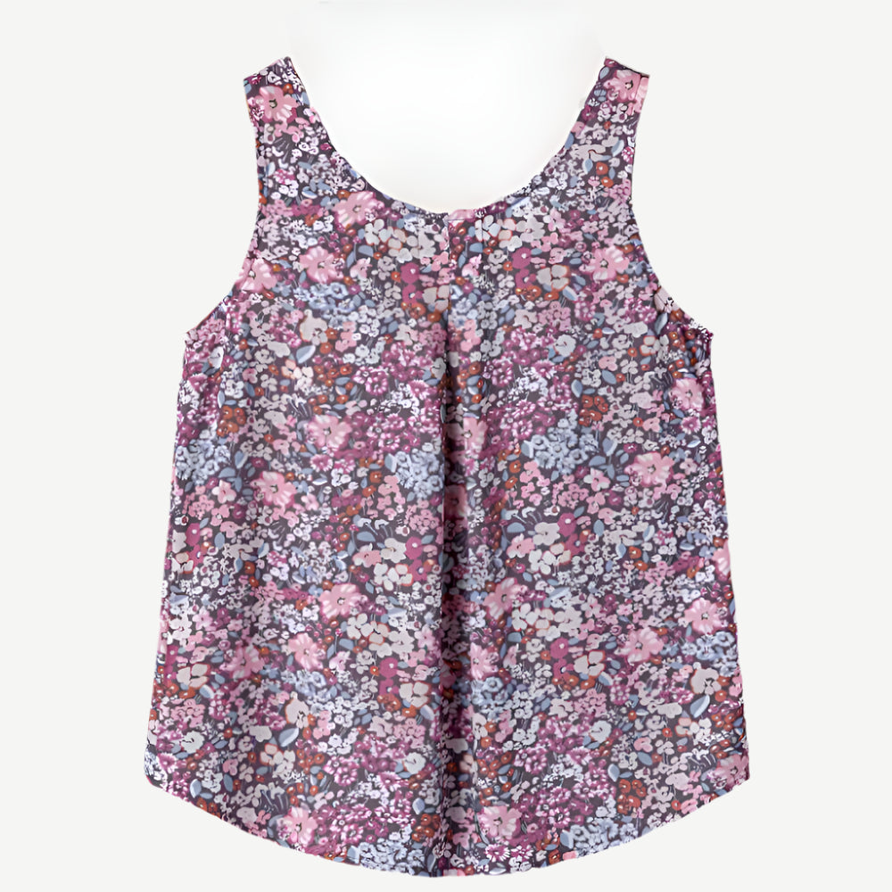 Sugar & Lace Womens Boho Floral Tank Top