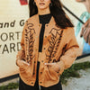 Sugar & Lace Womens Boot Stitch Jacket - SLJO241-CAMEL