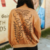 Sugar & Lace Womens Boot Stitch Jacket - SLJO241-CAMEL