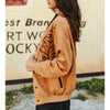 Sugar & Lace Womens Boot Stitch Jacket - SLJO241-CAMEL