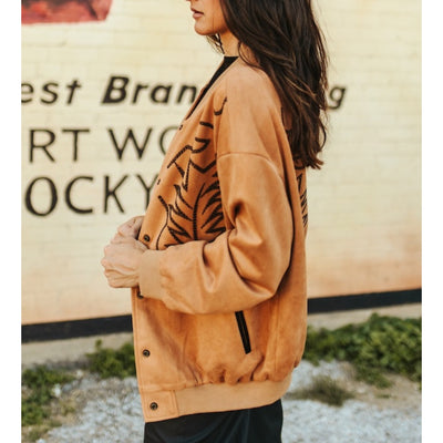 Sugar & Lace Womens Boot Stitch Jacket - SLJO241-CAMEL