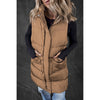 Sugar & Lace Womens Coffee Longline Vest