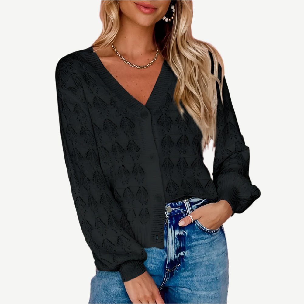 Sugar & Lace Womens Crochet Cardigan