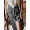 Sugar & Lace Womens Dark Grey Denim Skirt