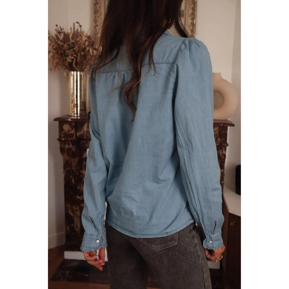 Sugar & Lace Womens Dusk Blue Shirt