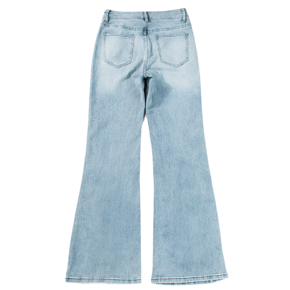Sugar & Lace Womens Extra Wide Leg Jeans
