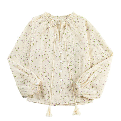 Sugar & Lace Womens Floral Embroidered Lace Blouse